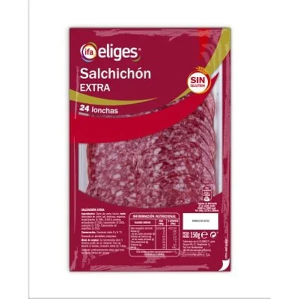 Salchichón extra 150 g - 0.15 kg - Imagen del producto en Findit