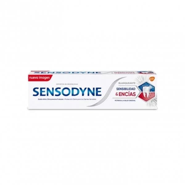 Dentífrico para dientes sensibles Sensibilidad & Encías Blanqueante Sensodyne 75 ml. - 0.08 l - Imagen del producto en Findit