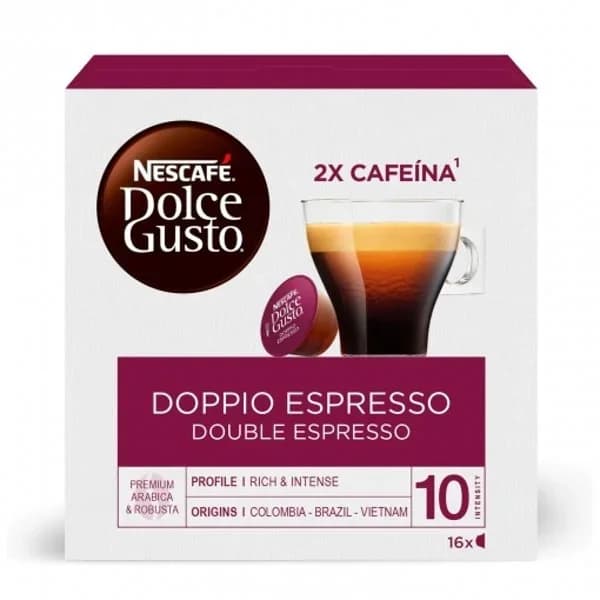Café Cápsula Doppio Espresso P-16 - 16 ud - Imagen del producto en Findit