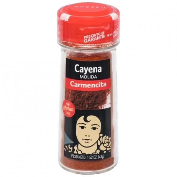 Cayena molida Carmencita sin gluten 43 g. - 0.04 kg - Imagen del producto en Findit