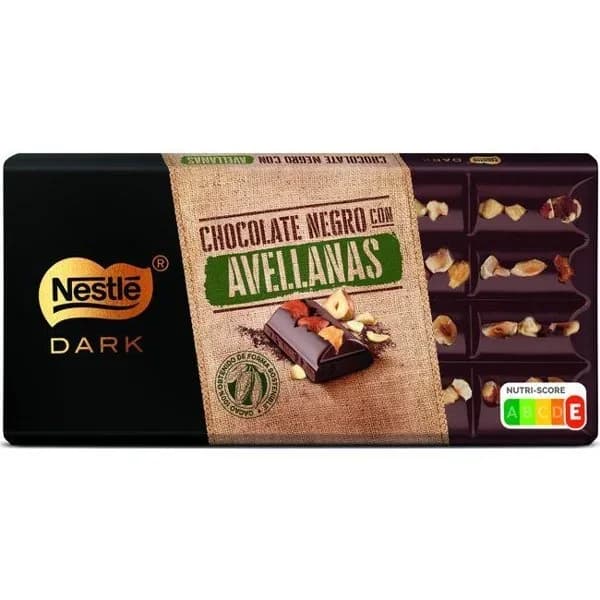 Chocolate negro con avellanas Nestlé Dark 150 g. - 0.15 kg - Imagen del producto en Findit