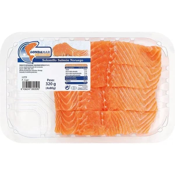 Solomillo Salmón Noruego - 0.32 kg - Imagen del producto en Findit
