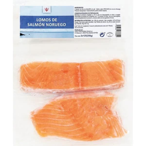 Lomos de Salmón Noruego 250g - 1 ud - Imagen del producto en Findit