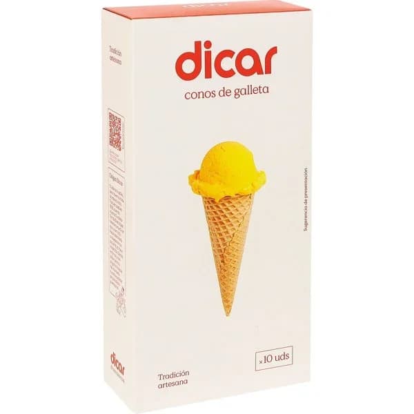 Conos DICAR, caja 90 g - 0.4 kg - Imagen del producto en Findit