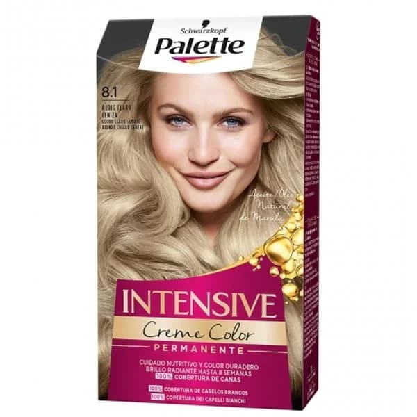 Tinte rubio claro ceniza nº8.1 Palette caja 1 unidad - 1 ud - Imagen del producto en Findit