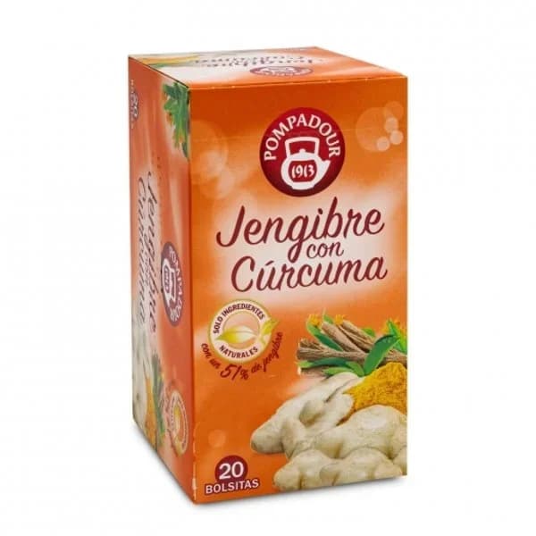 Infusión Jengibre y Cúrcuma 20UD - 1 ud - Imagen del producto en Findit