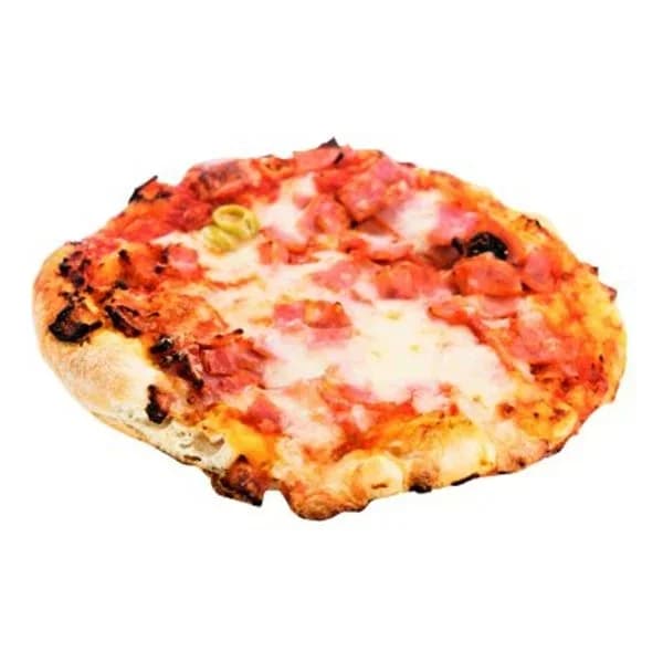Pizza mini horneada de jamón york, 1 ración - 1 ud - Imagen del producto en Findit