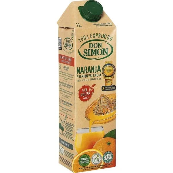 Zumo Naranja 100% sin Pulpa 1L - 1 l - Imagen del producto en Findit