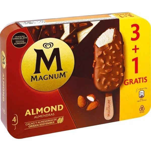 Helado Bombón Almendras - 0.33 l - Imagen del producto en Findit