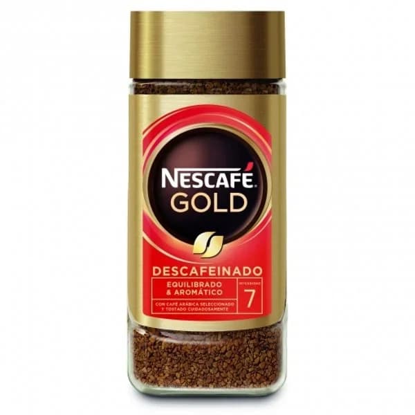 Café soluble descafeinado 100% arábica Nescafé Gold 100 g. - 0.1 kg - Imagen del producto en Findit