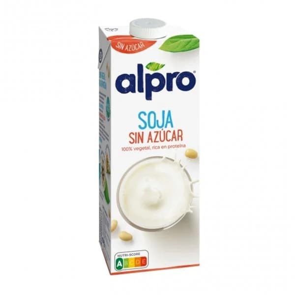 Bebida de soja sin azucares añadidos ALPRO, brik 1 litro - 0.84 ud - Imagen del producto en Findit
