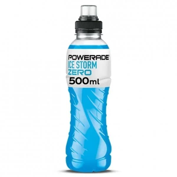 Powerade Ice Storm Zero bebida isotónica botella 50 cl. - 0.5 l - Imagen del producto en Findit