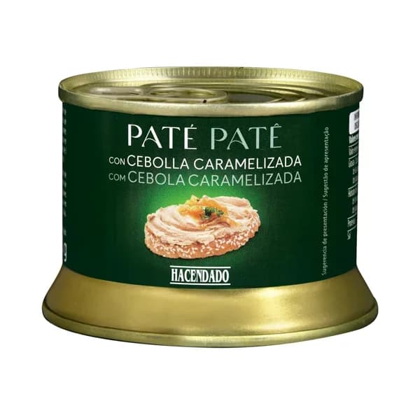 Paté de cerdo Hacendado con cebolla caramelizada - 0.13 kg - Imagen del producto en Findit