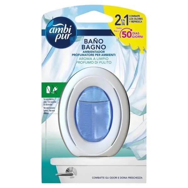 Ambientador de baño aroma limpio - 0.49 ud - Imagen del producto en Findit