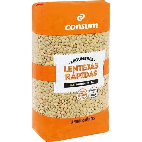 Lentejas Rápidas Paquete - 1 kg - Imagen del producto en Findit