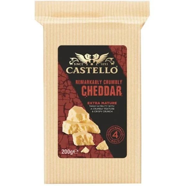 Queso cheddar madurado extra mature Castello 200 g - 0.2 kg - Imagen del producto en Findit