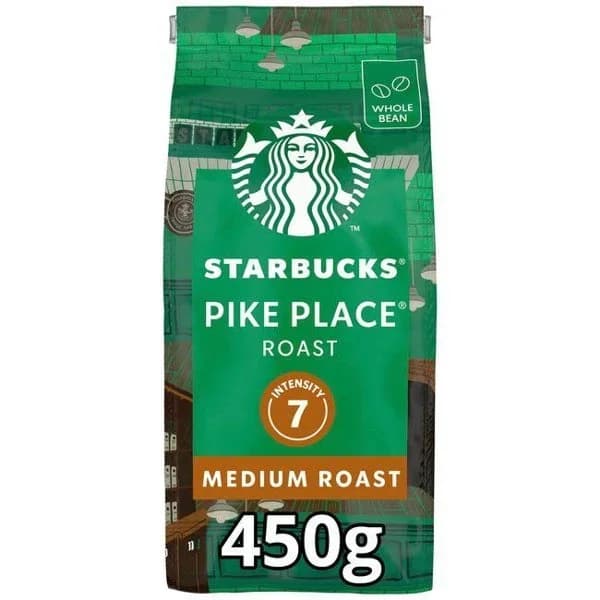 Café en grano Pike Place roast Starbucks 450 g. - 0.45 kg - Imagen del producto en Findit