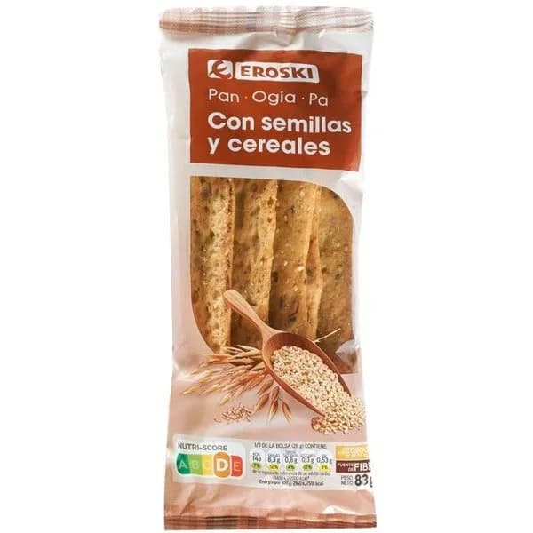 Barrita de cereales EROSKI, pack 2x83 g - 1 ud - Imagen del producto en Findit