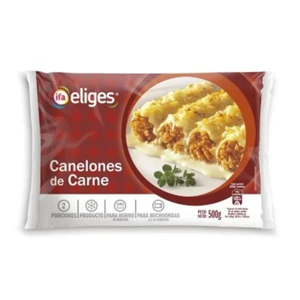Canelones de carne 500 g - 0.5 kg - Imagen del producto en Findit