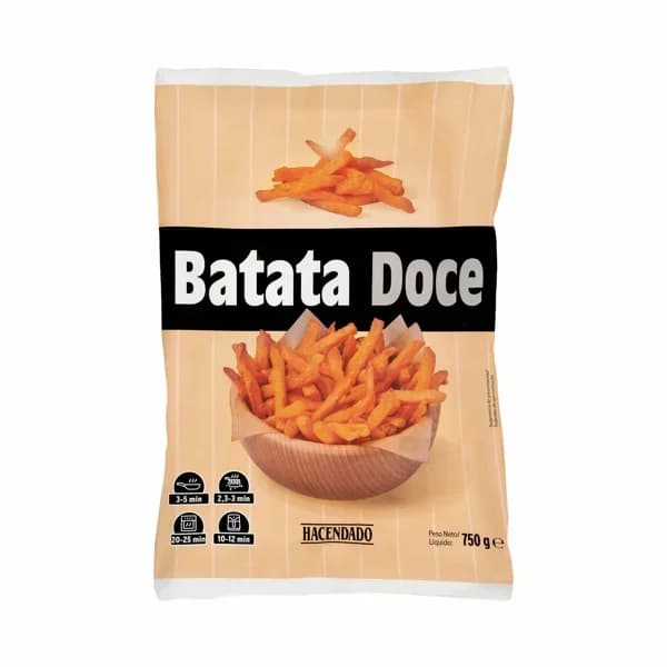 Bastones de batata Hacendado ultracongelada - 0.75 kg - Imagen del producto en Findit