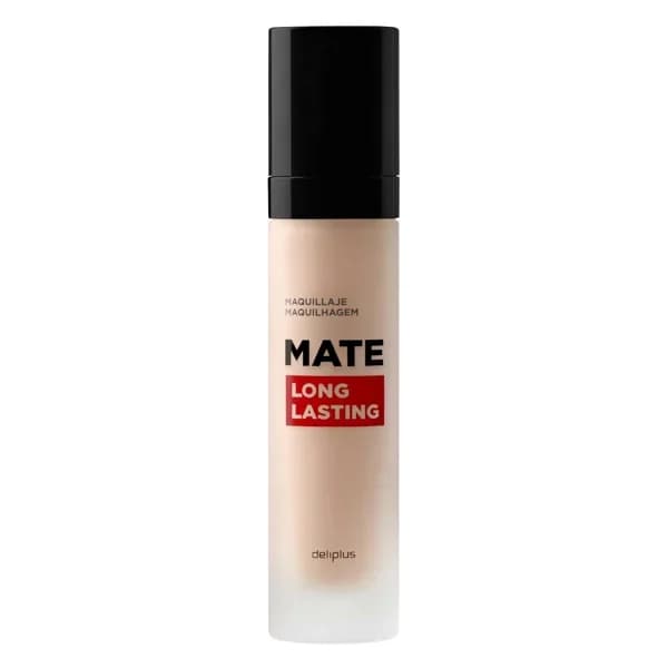 Maquillaje fluido Long Lasting Deliplus mate 100 porcelana - 1 ud - Imagen del producto en Findit
