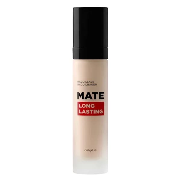 Maquillaje fluido Long Lasting Deliplus mate 110 beige claro - 1 ud - Imagen del producto en Findit