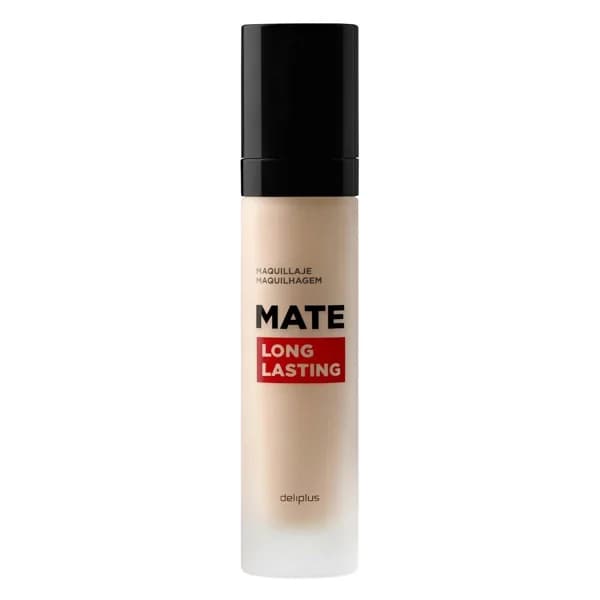 Maquillaje fluido Long Lasting Deliplus mate 120 beige rosado - 1 ud - Imagen del producto en Findit
