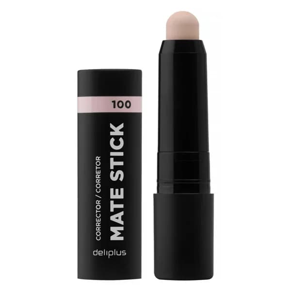 Corrector Mate Stick Deliplus 100 beige rosado - 1 ud - Imagen del producto en Findit