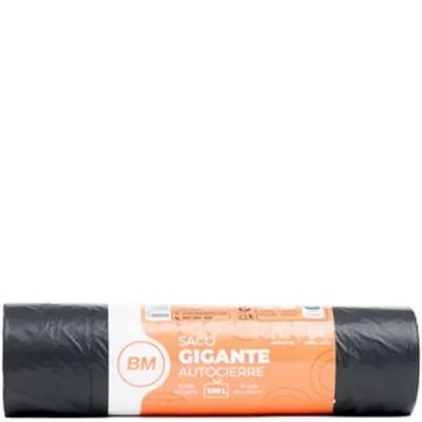 Bolsa de basura con autocierre 82x90 10 unidades - 10 ud - Imagen del producto en Findit