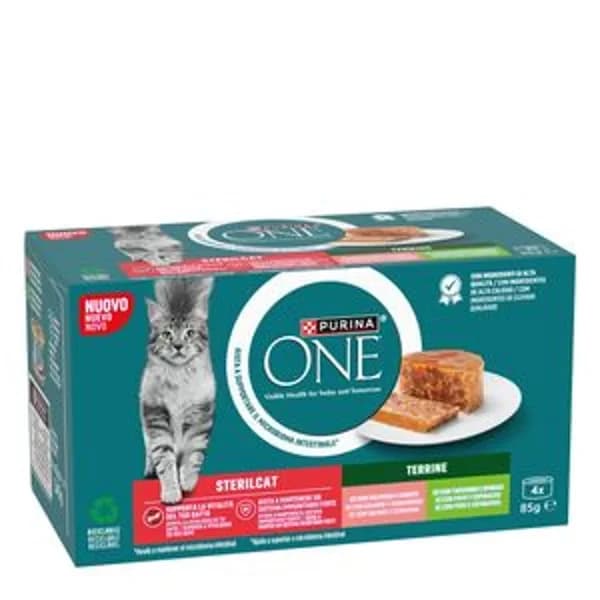 Comida para gatos esterilizados con salmón 4x85 g - 0.34 kg - Imagen del producto en Findit