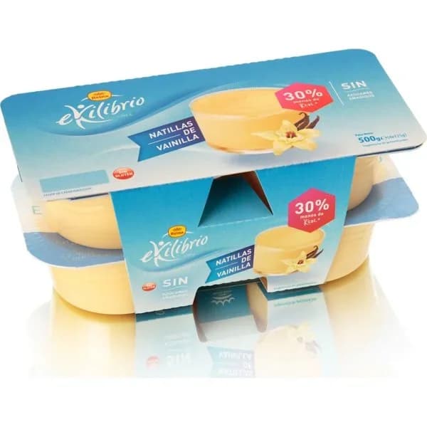 Natillas Vainilla Sin Azucar - 0.5 kg - Imagen del producto en Findit