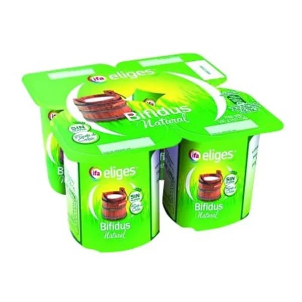 Yogur natural con bífidus 4x125 g - 0.5 kg - Imagen del producto en Findit