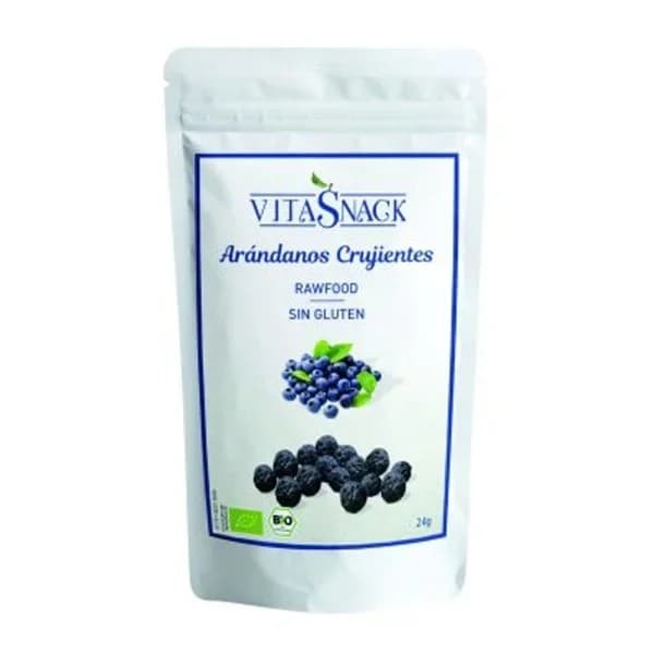 Arándanos crujientes sin gluten 24 g - 1 ud - Imagen del producto en Findit