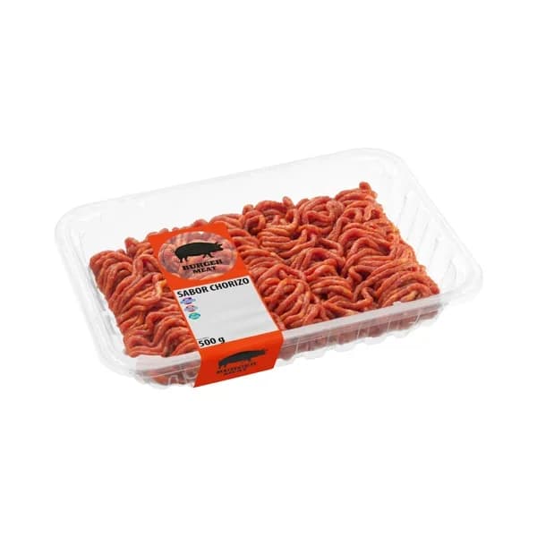 Preparado de carne picada cerdo sabor chorizo - 0.5 kg - Imagen del producto en Findit