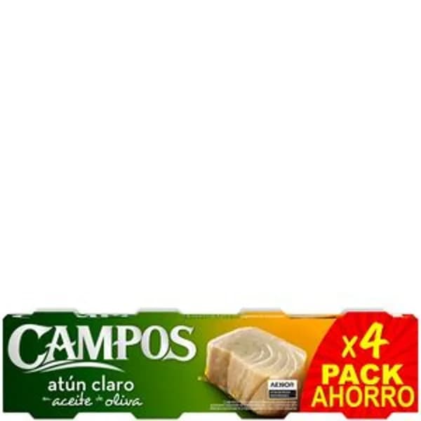 Atún claro en aceite de oliva 4x85 g - 0.19 ud - Imagen del producto en Findit