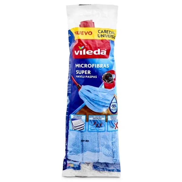 Fregona microfibras super Vileda bolsa 1 unidad - 1 ud - Imagen del producto en Findit