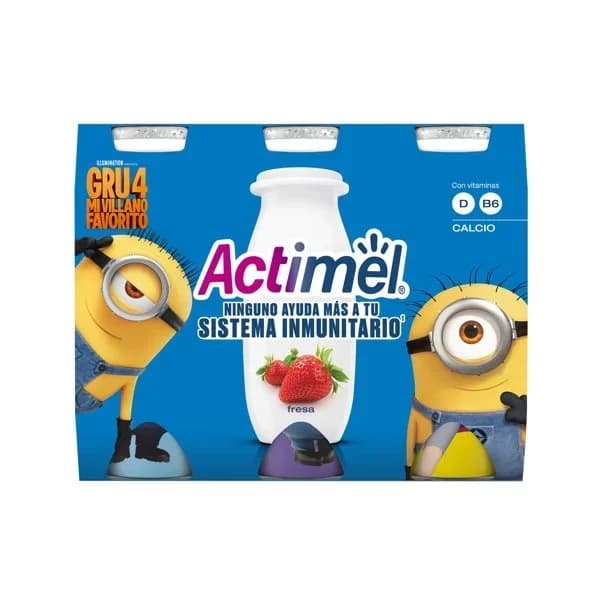 Yogur Líquido Actimel Fresa Actikids 6UD - 0.6 kg - Imagen del producto en Findit