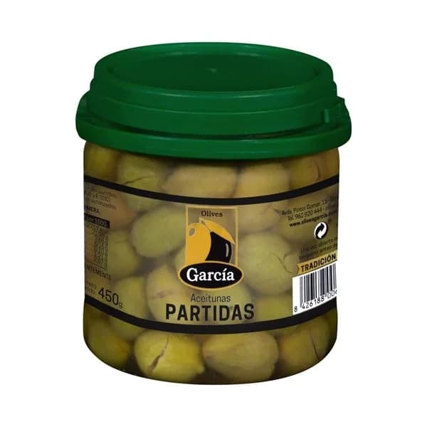 Aceitunas Olives Garcia partida con hueso - 1 ud - Imagen del producto en Findit