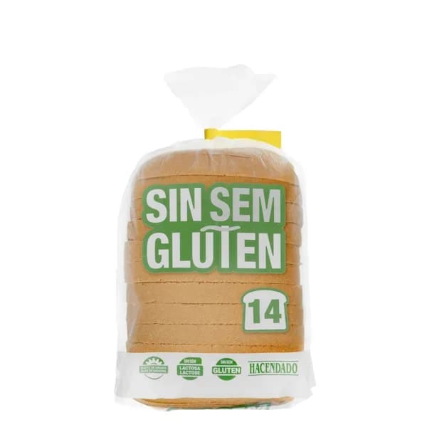 Pan de molde sin gluten blanco Hacendado - 0.5 kg - Imagen del producto en Findit