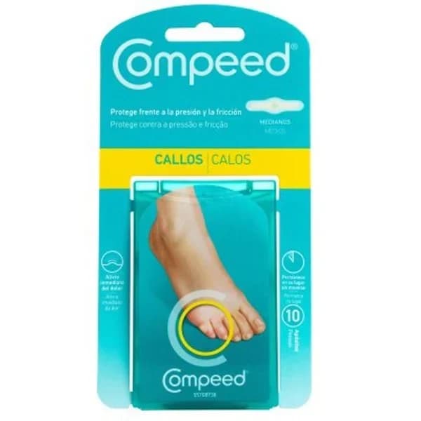 Apósitos callos medianos Compeed 10 ud. - 10.07 ud - Imagen del producto en Findit