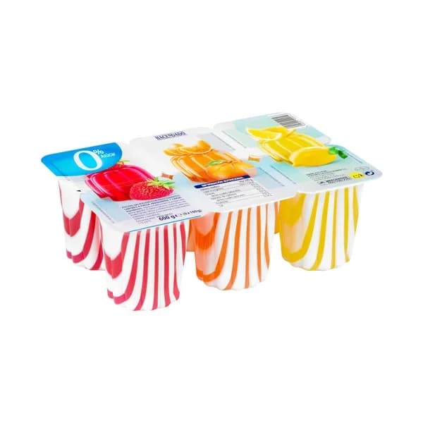 Gelatina 0% azúcar sabores fresa  mandarina y limón Hacendado - 0.6 kg - Imagen del producto en Findit