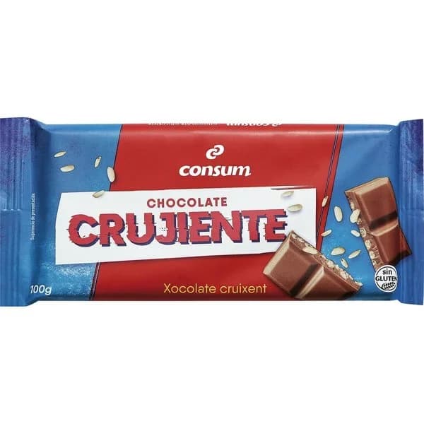 Chocolate Crujiente - 0.1 kg - Imagen del producto en Findit