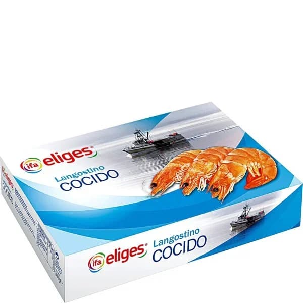 Langostino cocido 48/64 piezas congelado 800 g - 0.8 kg - Imagen del producto en Findit