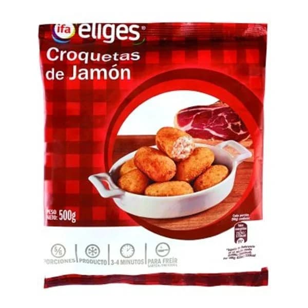 Croquetas de jamón 500 g - 0.5 kg - Imagen del producto en Findit
