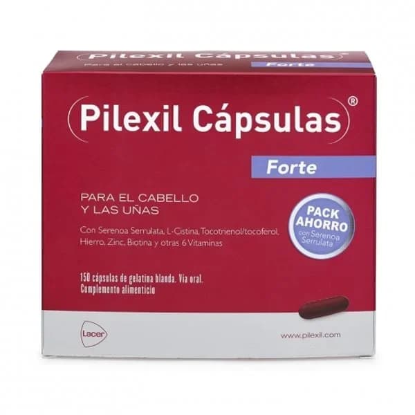 Complemento alimenticio para el cabello y las uñas en cápsulas Pilexil Cápsulas Forte 150 ud. - 1 ud - Imagen del producto en Findit