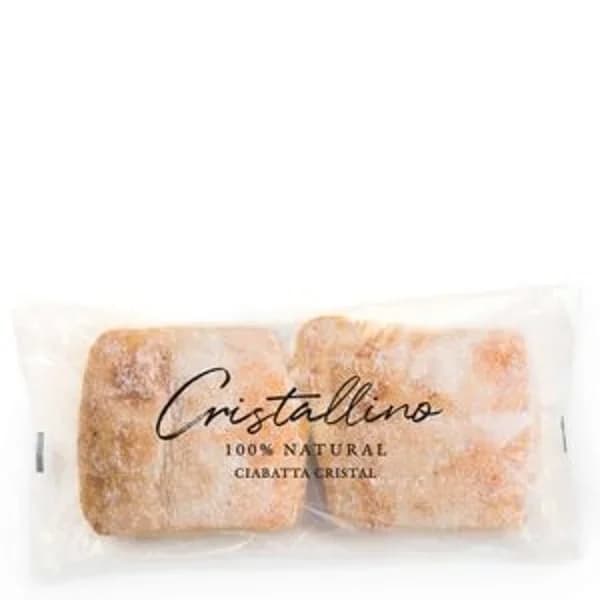 Pan cristallino ciabatta 2 unidades - 0.19 kg - Imagen del producto en Findit