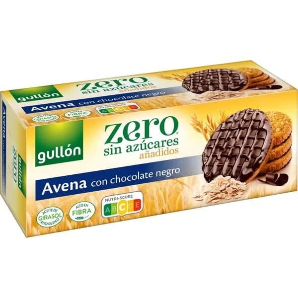 Galleta avena chocolate sin azúcares ZERO, caja 275 g - 0.27 kg - Imagen del producto en Findit