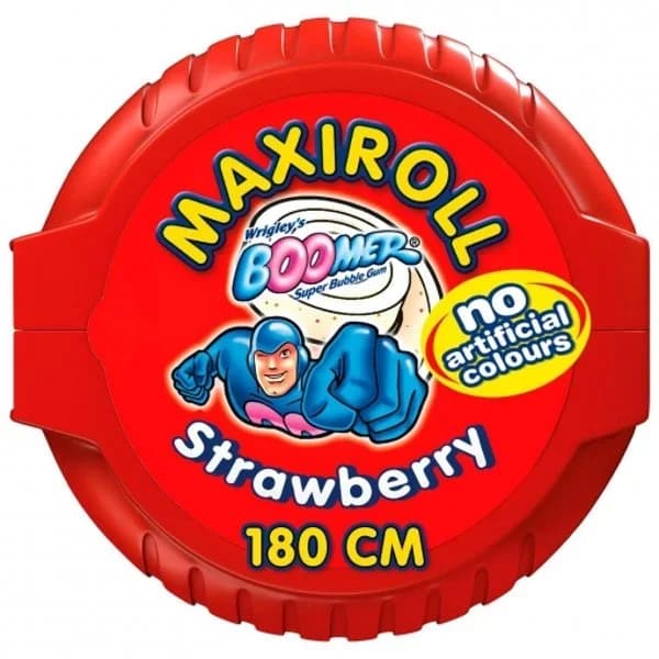 Chicle sabor fresa maxiroll Boomer caja 56 g - 0.06 kg - Imagen del producto en Findit