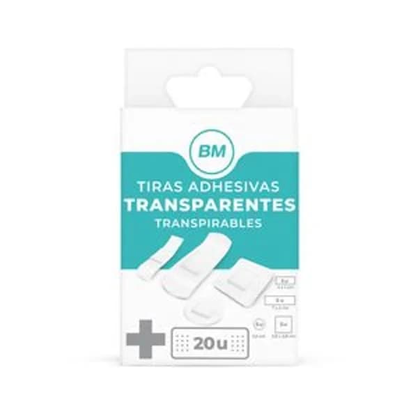Tiras adhesivas piel sensible 20 uds - 18.75 ud - Imagen del producto en Findit