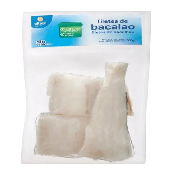 Filete de Bacalao Congelado - 0.36 kg - Imagen del producto en Findit